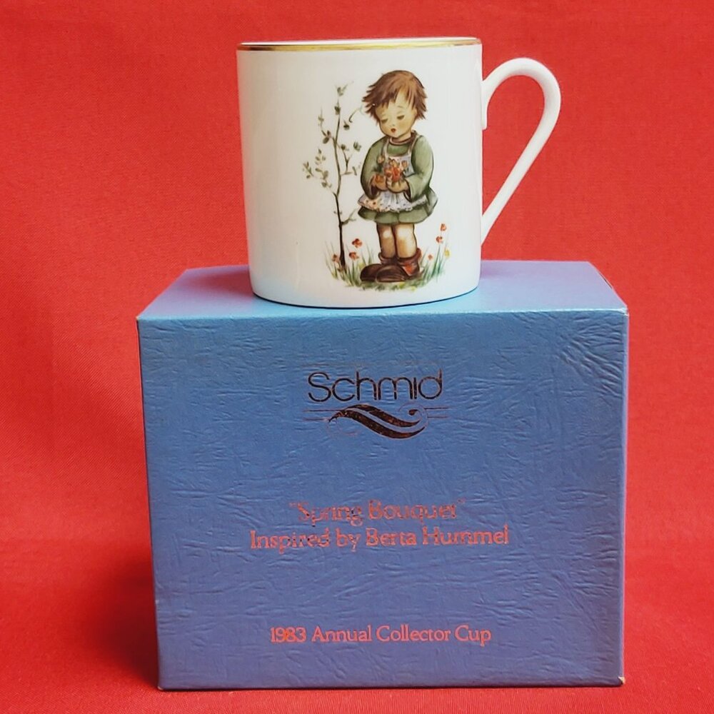 Schmid Berta Hummel Spring Bouquet 1983 Annual Collector Cup